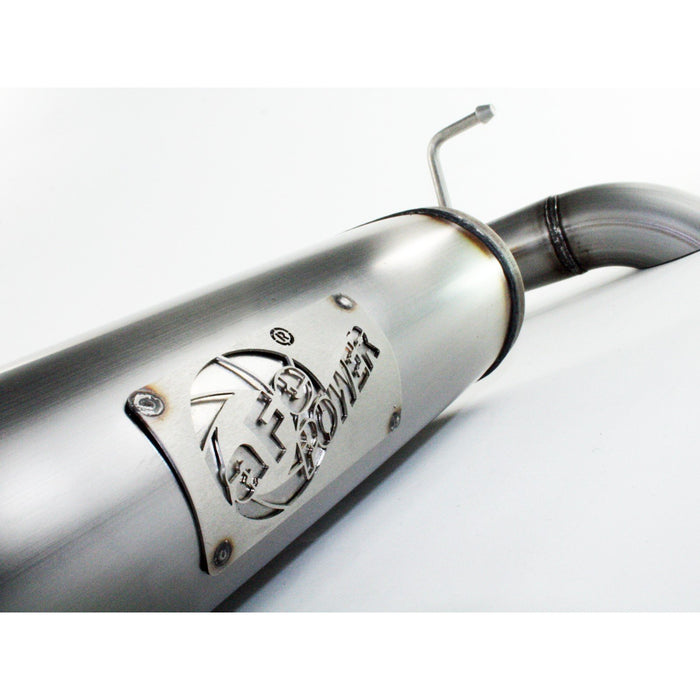 aFe Power Mach Force-Xp 2-1/2in 409 Stainless Steel Axle-Back Exhaust System Jeep Wrangler (JK) 07-18 V6-3.6L/3.8L