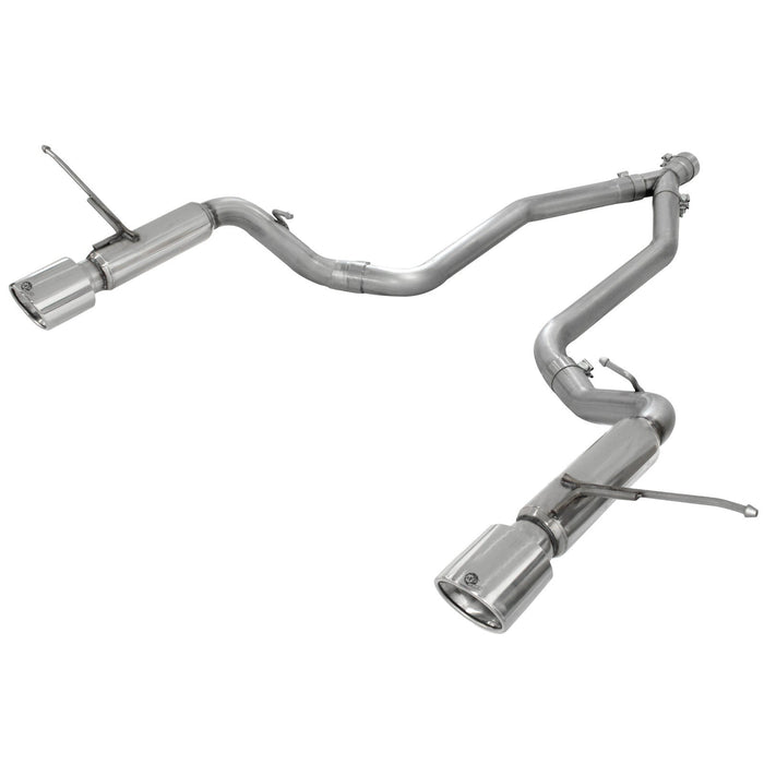 aFe Power Large Bore-HD 2-1/2in 409 Stainless Steel DPF-Back Exhaust System Jeep Grand Cherokee (WK2) 14-16 V6-3.0L (td) EcoDiesel