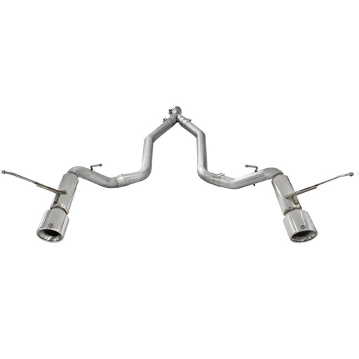 aFe Power Large Bore-HD 2-1/2in 409 Stainless Steel DPF-Back Exhaust System Jeep Grand Cherokee (WK2) 14-16 V6-3.0L (td) EcoDiesel