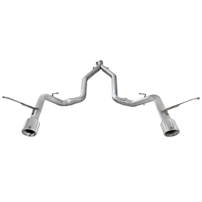aFe Power Large Bore-HD 2-1/2in 409 Stainless Steel DPF-Back Exhaust System Jeep Grand Cherokee (WK2) 14-16 V6-3.0L (td) EcoDiesel