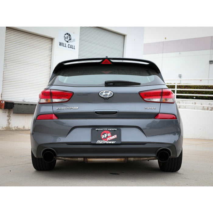 aFe Power Takeda 2-1/2 IN 409 Stainless Steel Axle-Back Exhaust Hyundai Elantra GT 18-20 L4-1.6L (t)