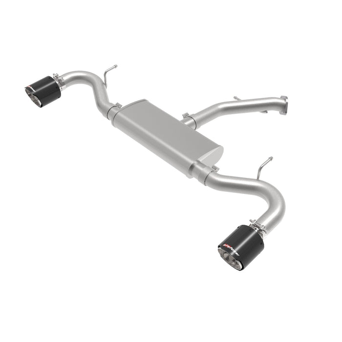 aFe Power Takeda 2-1/2 IN 409 Stainless Steel Axle-Back Exhaust Hyundai Elantra GT 18-20 L4-1.6L (t)