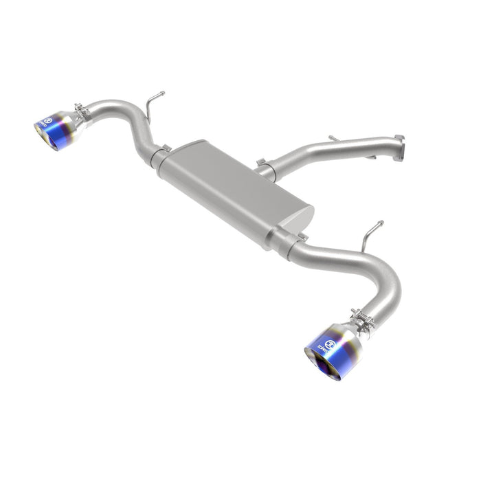 aFe Power Takeda 2-1/2 IN 409 Stainless Steel Axle-Back Exhaust Hyundai Elantra GT 18-20 L4-1.6L (t)