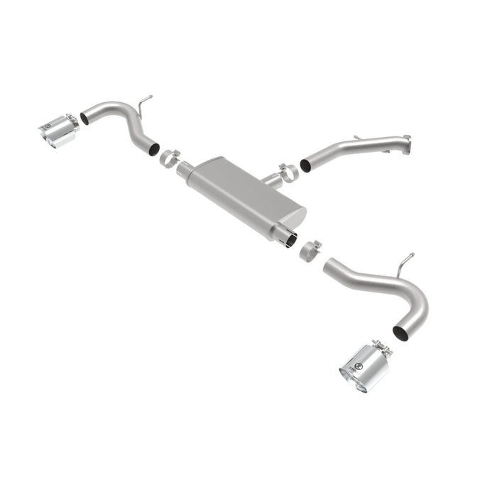 aFe Power Takeda 2-1/2 IN 409 Stainless Steel Axle-Back Exhaust Hyundai Elantra GT 18-20 L4-1.6L (t)