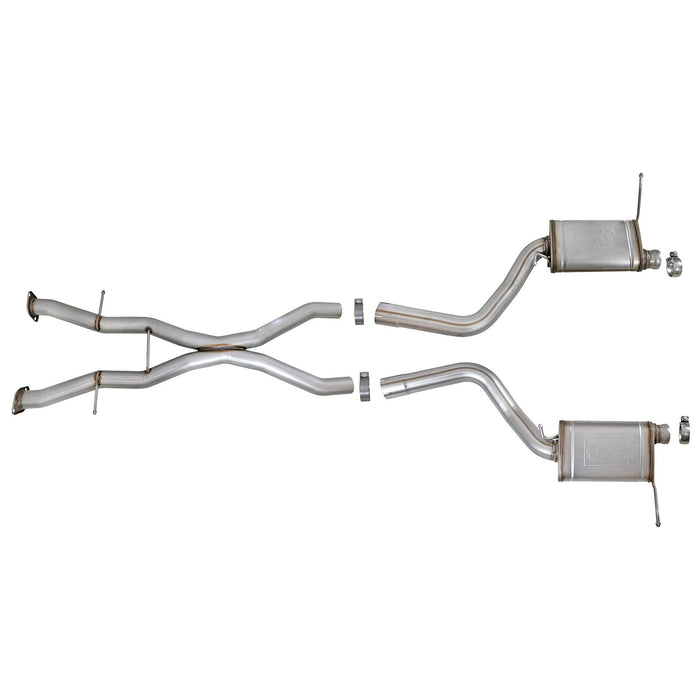 aFe Power Mach Force-Xp 3 IN 304 Stainless Steel Cat-Back Exhaust System Jeep Grand Cherokee (WK2) 12-20 V8-6.4L / V8-6.2L (sc) HEMI