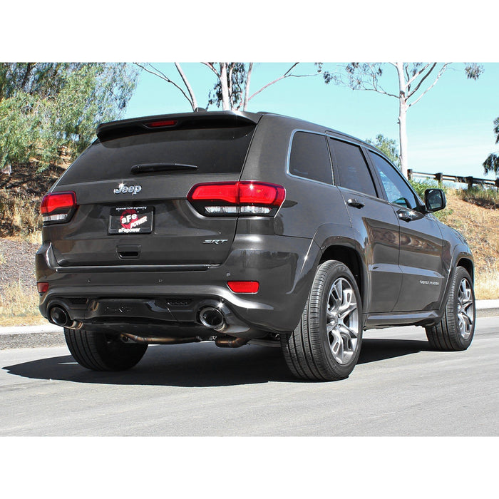 aFe Power Mach Force-Xp 3 IN 304 Stainless Steel Cat-Back Exhaust System Jeep Grand Cherokee (WK2) 12-20 V8-6.4L / V8-6.2L (sc) HEMI