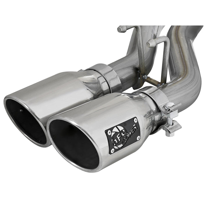 aFe Power Rebel Series 2-1/2 IN 409 Stainless Steel Cat-Back Exhaust System Jeep Wrangler (JK) 07-18 V6-3.6L/3.8L