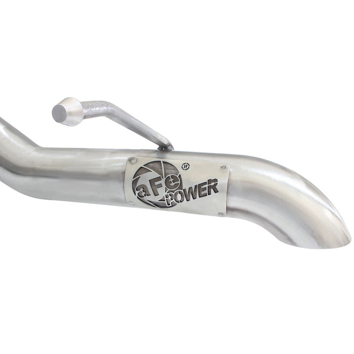 aFe Power Scorpion 2-1/2" Aluminized Steel Cat-Back Exhaust System Jeep Wrangler (JK) 07-18 V6-3.6L/3.8L (2/4-Door)