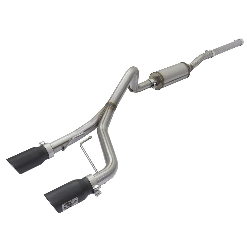 aFe Power Rebel Series 2-1/2 IN 409 Stainless Steel Cat-Back Exhaust System Jeep Wrangler (JK) 07-18 V6-3.6L/3.8L