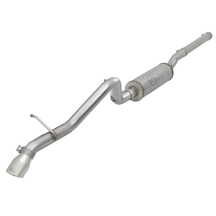 aFe Power Mach Force-Xp 2-1/2 IN 409 Stainless Steel Cat-Back Hi-Tuck Exhaust System Jeep Wrangler (JK) 07-18 V6-3.6L/3.8L