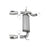 aFe Power Rebel Series 2-1/2 IN 409 Stainless Steel Axle-Back Exhaust System Jeep Wrangler (JK) 07-18 V6-3.6L/3.8L