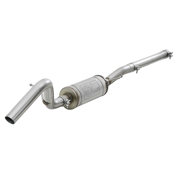aFe Power Mach Force-Xp 2-1/2 IN 409 Stainless Steel Cat-Back Mid-Pipe w/ Muffler Jeep Wrangler (JK) 07-18 V6-3.6L/3.8L