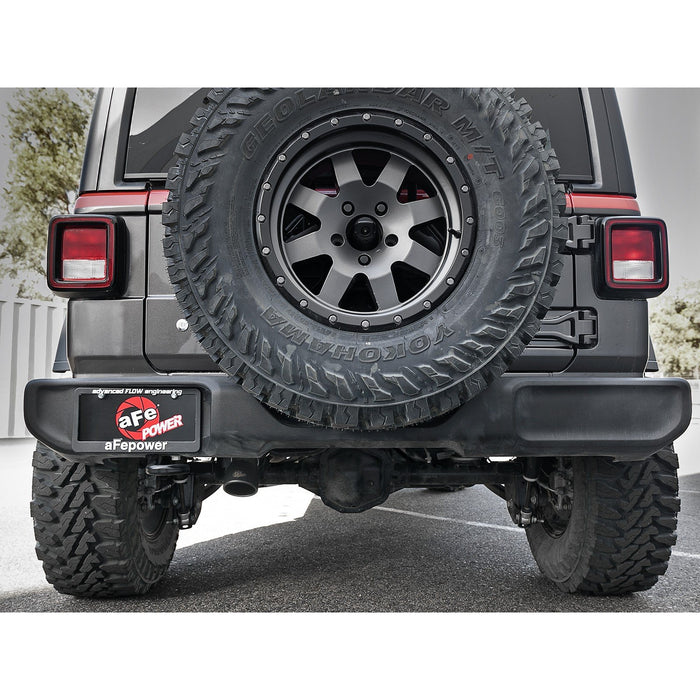 aFe Power Mach Force-Xp 2-1/2 IN 409 Stainless Steel Cat-Back Hi-Tuck Exhaust System Jeep Wrangler (JL) 18-20 V6-3.6L