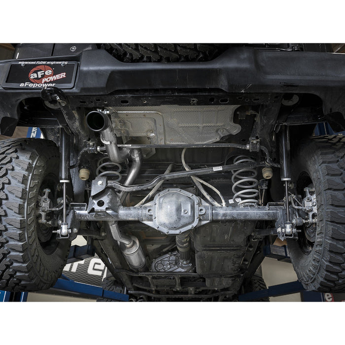 aFe Power Mach Force-Xp 2-1/2 IN 409 Stainless Steel Cat-Back Hi-Tuck Exhaust System Jeep Wrangler (JL) 18-20 V6-3.6L