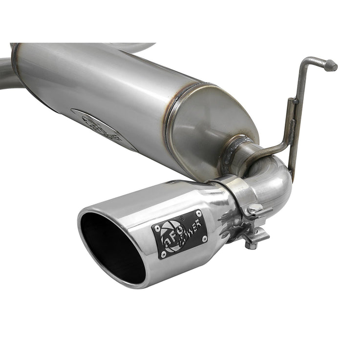 aFe Power Rebel Series 2-1/2 IN 409 Stainless Steel Cat-Back Exhaust System Jeep Wrangler (JL) 18-20 V6-3.6L