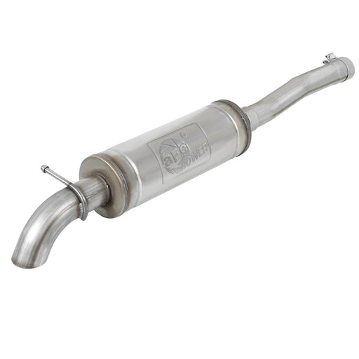 aFe Power Rock Basher 2-1/2 IN to 3 IN 409 Stainless Steel Cat-Back Exhaust System Jeep Wrangler (JK) 07-18 V6-3.6L/3.8L