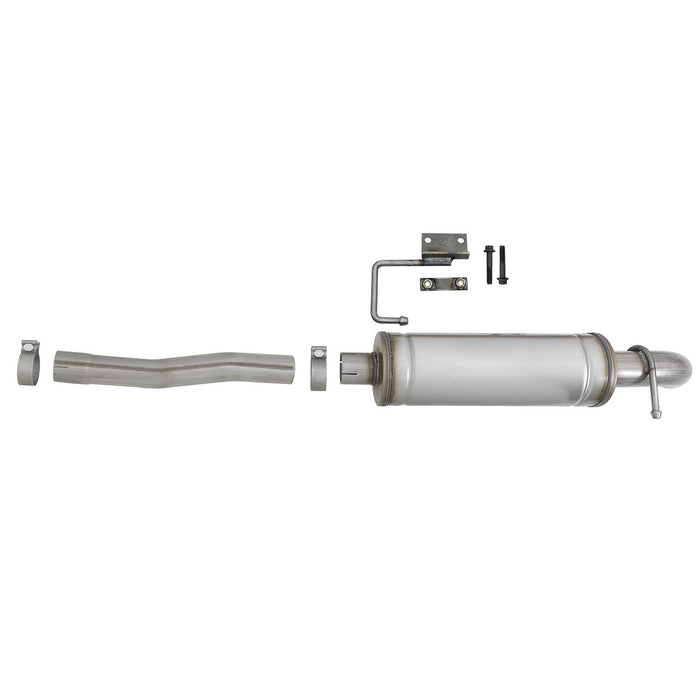 aFe Power Rock Basher 2-1/2 IN to 3 IN 409 Stainless Steel Cat-Back Exhaust System Jeep Wrangler (JK) 07-18 V6-3.6L/3.8L