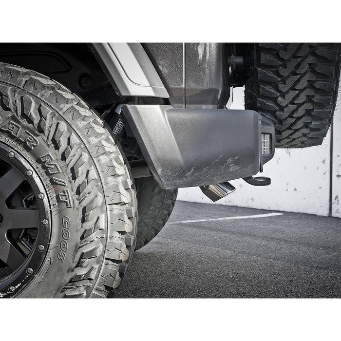 aFe Power Mach Force-Xp 409 Stainless Steel Axle-Back Exhaust System Jeep Wrangler (JL) 18-20 L4-2.0L (t) / V6-3.6L