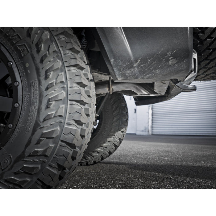 aFe Power Mach Force-Xp 2-1/2 IN 409 Stainless Steel Axle-Back Exhaust System Jeep Wrangler (JL) 18-20 V6-3.6L
