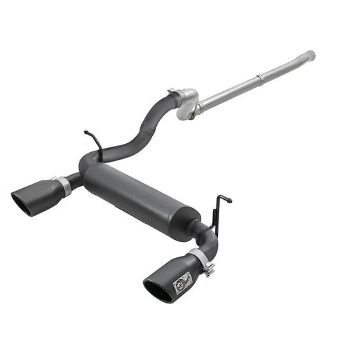 aFe Power Mach Force-Xp 2-1/2 IN 409 Stainless Steel Cat-Back Hi-Tuck Exhaust Jeep Wrangler (JL) 18-20 V6-3.6L