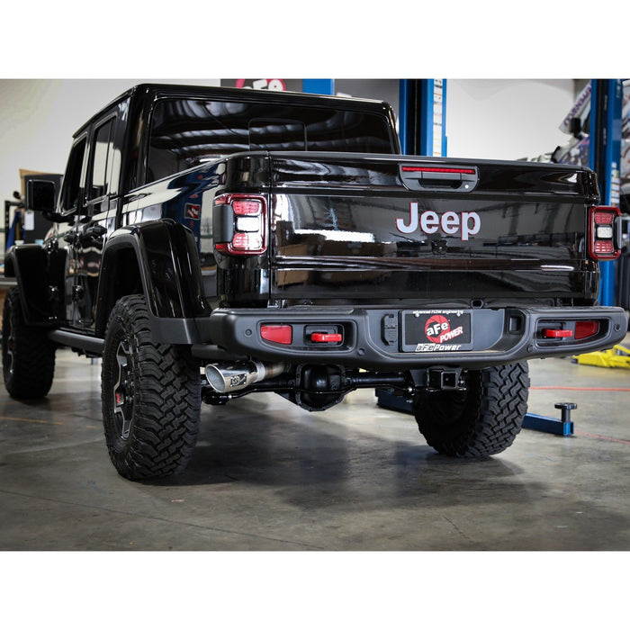 aFe Power Apollo GT Series 3 IN 409 Stainless Steel Cat-Back Exhaust System Jeep Gladiator (JT) 2020 V6-3.6L