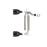 aFe Power Rebel Series 2-1/2 IN 409 Stainless Steel Axle-Back Exhaust System Jeep Wrangler (JK) 07-18 V6-3.6/3.8L