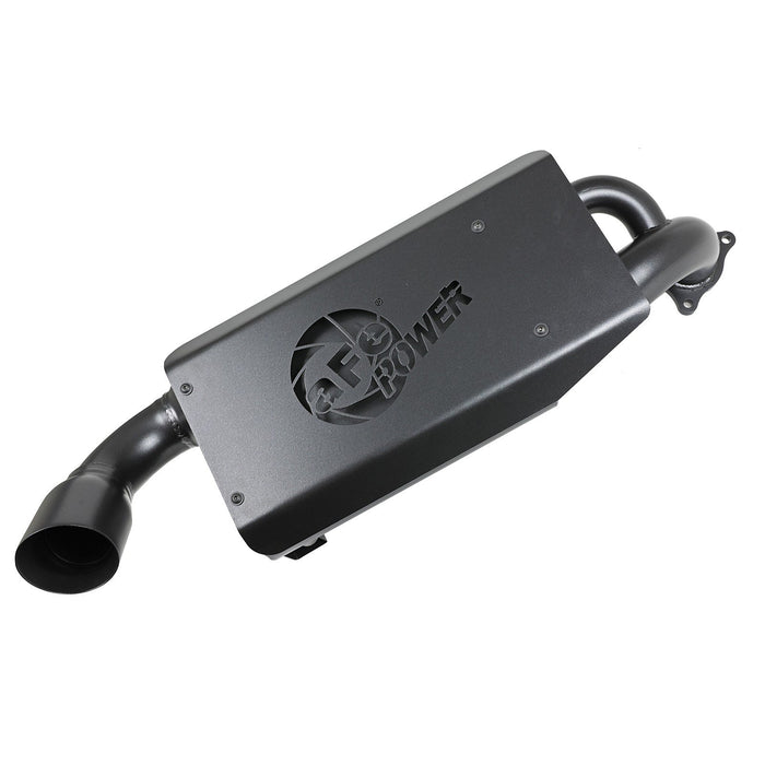 aFe Power Dirt Runner Slip-On Exhaust System 2-1/2 IN Polaris RZR XP Turbo 16-20