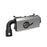 aFe Power Dirt Runner Slip-On Exhaust System 2-1/2 IN Polaris RZR XP Turbo 16-20