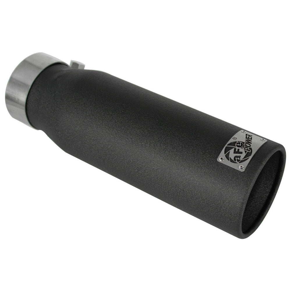 aFe Power Mach Force-Xp 409 Stainless Steel Clamp-on Exhaust 3 IN Inlet x 4 IN Outlet x 12 IN L