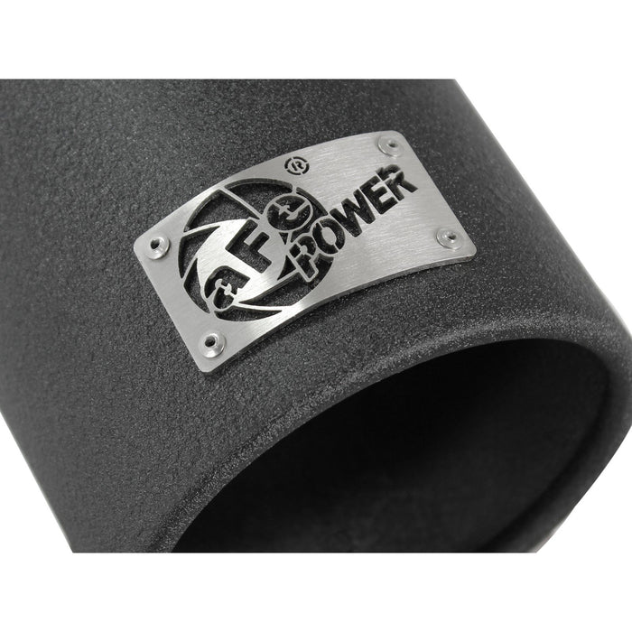 aFe Power Mach Force-Xp 409 Stainless Steel Clamp-on Exhaust 3 IN Inlet x 4 IN Outlet x 12 IN L