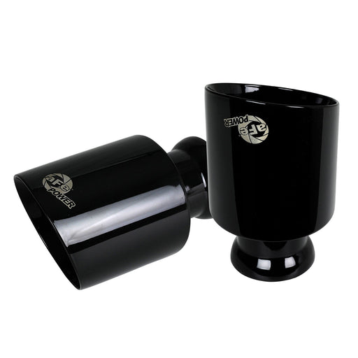 aFe Power Mach Force-Xp 4-1/2 IN OE Replacement Exhaust Tips Dodge Charger/Hellcat 15-20 V8-6.2L/6.4L