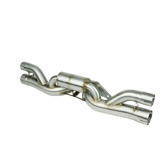 aFe Power Mach Force-Xp 304 Stainless Steel Secondary Muffler Delete Pipe Porsche 911 GT3 14-19 H6-3.8L/4.0L