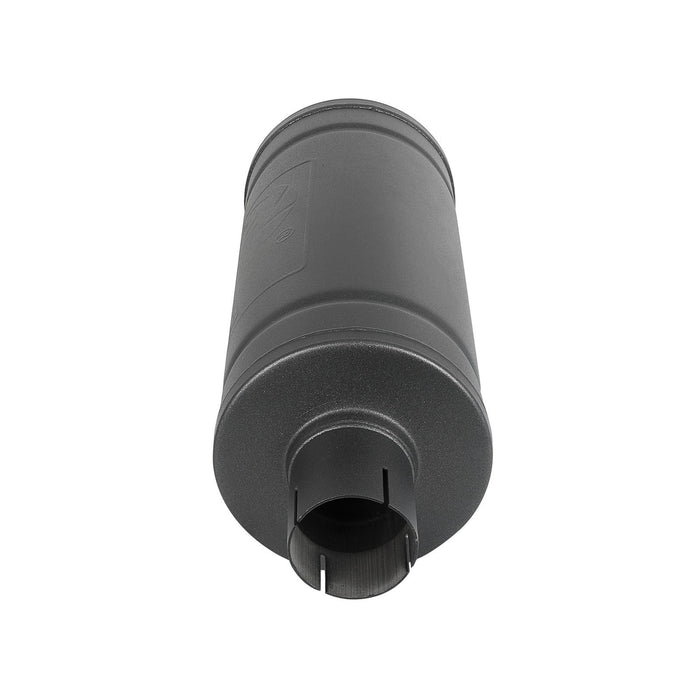 aFe Power Mach Force-Xp 409 Stainless Steel Muffler 2-1/2 IN ID Center/Center x 6 IN Dia. x 14 IN L - Round Body