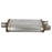 aFe Power Mach Force-Xp 409 Stainless Steel Muffler 2-1/2 IN ID Center/Dual-Outlet x 9 IN W x 4 IN H x 18 IN L - Oval Body