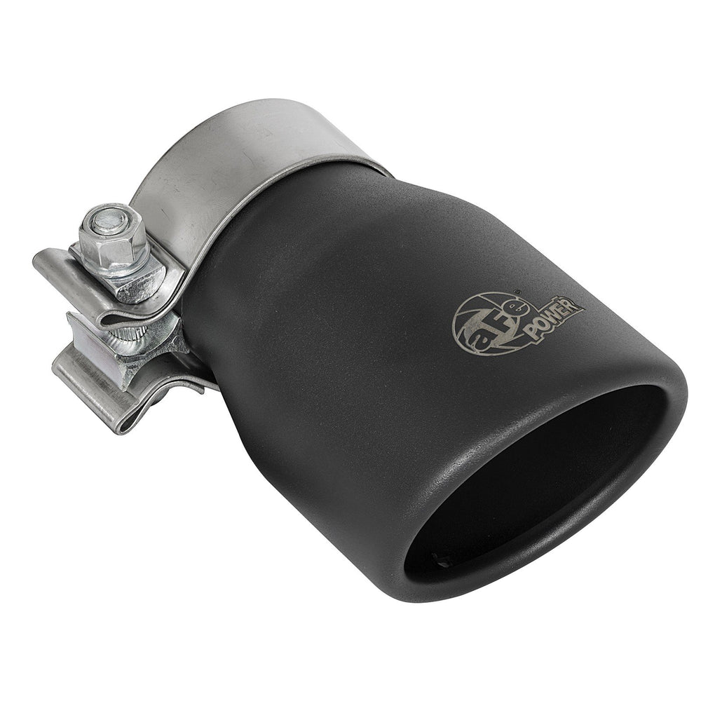 aFe Power Mach Force-Xp 409 Stainless Steel Clamp-on Exhaust Tip 2-1/2 IN Inlet x 3-1/2 IN Outlet x 6 IN L