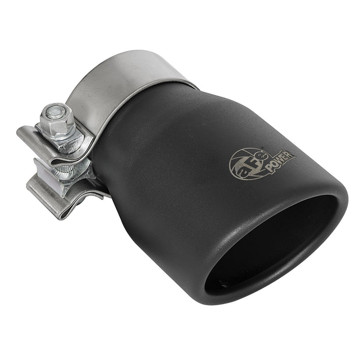 aFe Power Mach Force-Xp 409 Stainless Steel Clamp-on Exhaust Tip 2-1/2 IN Inlet x 3-1/2 IN Outlet x 6 IN L