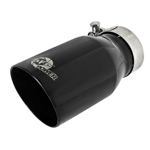 aFe Power Mach Force-Xp 409 Stainless Steel Clamp-on Exhaust Tip 2-1/2 IN Inlet x 3-1/2 IN Outlet X 7 IN L