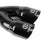 aFe Power Takeda 304 Stainless Steel Clamp-on Exhaust Tip 2-1/2 IN Inlet x 3 IN Dual Outlet x 9-1/2 IN L