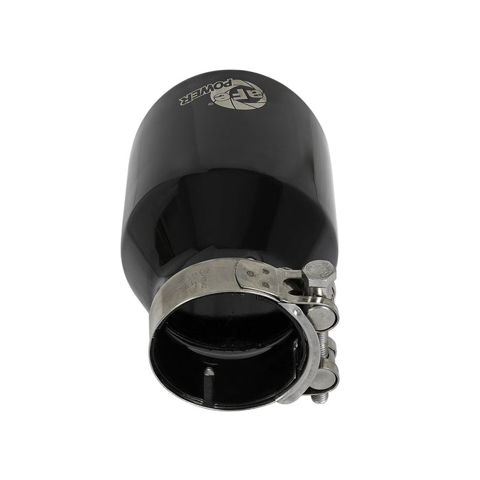 aFe Power Mach Force-Xp 409 Stainless Steel Clamp-on Exhaust Tip 2-1/2 IN Inlet x 4 IN Outlet x 6 IN L