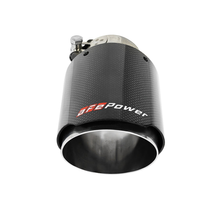 aFe Power Mach Force-Xp 304 Stainless Steel Clamp-on Exhaust Tip 2-1/2 IN Inlet x 4 IN Outlet x 7 IN L