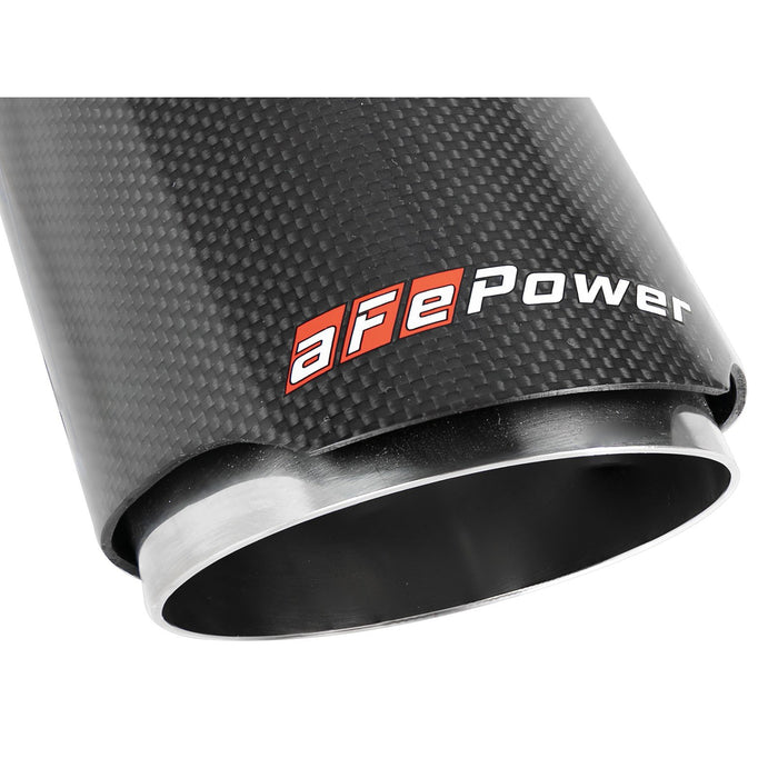aFe Power Mach Force-Xp 304 Stainless Steel Clamp-on Exhaust Tip 2-1/2 IN Inlet x 4 IN Outlet x 7 IN L
