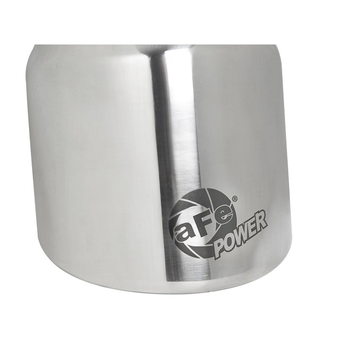 aFe Power Mach Force-Xp 409 Stainless Steel Clamp-on Exhaust Tip 2-1/2 IN Inlet x 4 IN Outlet x 6 IN L