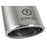 aFe Power Takeda 409 Stainless Steel Clamp-on Exhaust Tip 2-1/2 IN Inlet x 4 IN Outlet x 8 IN L