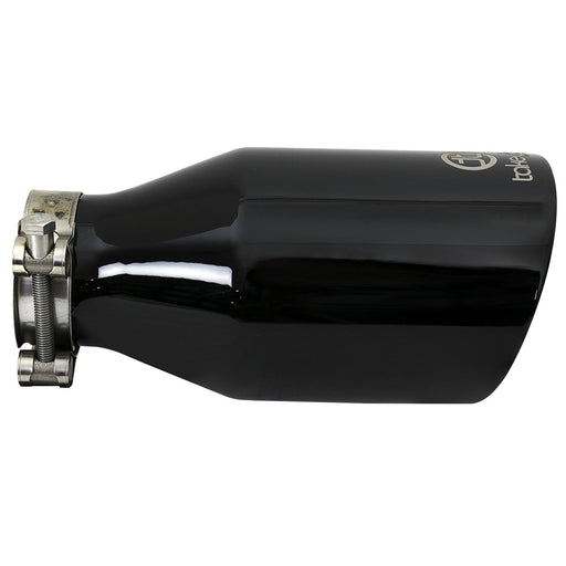 aFe Power Takeda 409 Stainless Steel Clamp-on Exhaust Tip 2-1/2 IN Inlet x 4-1/2 IN Outlet x 9 IN L