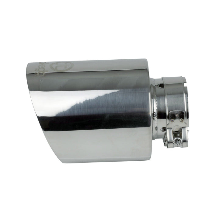 aFe Power Takeda 409 Stainless Steel Clamp-on Exhaust Tip Black 2-1/2 IN Inlet x 4-1/2 IN Outlet x 7 IN L