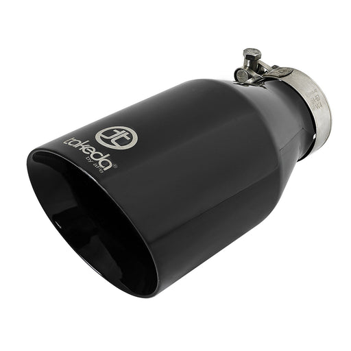 aFe Power Takeda 409 Stainless Steel Clamp-on Exhaust Tip 2-1/2 IN Inlet x 4-1/2 IN Outlet x 9 IN L