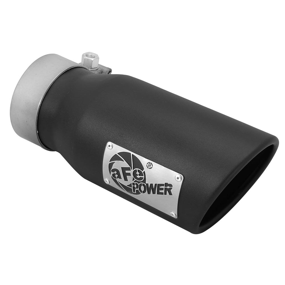 aFe Power Mach Force-Xp 409 Stainless Steel Clamp-on Exhaust Tip 3 IN Inlet x 4 IN Outlet x 9 IN L