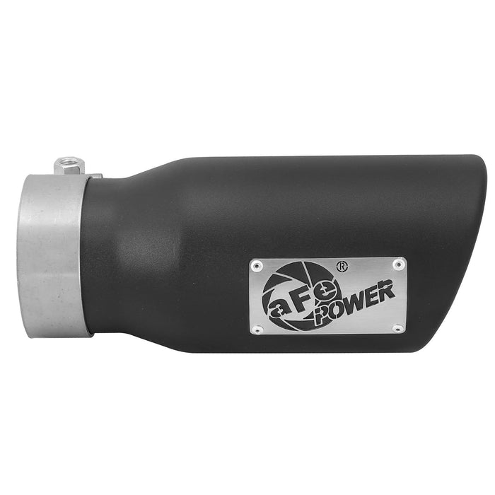 aFe Power Mach Force-Xp 409 Stainless Steel Clamp-on Exhaust Tip 3 IN Inlet x 4 IN Outlet x 9 IN L