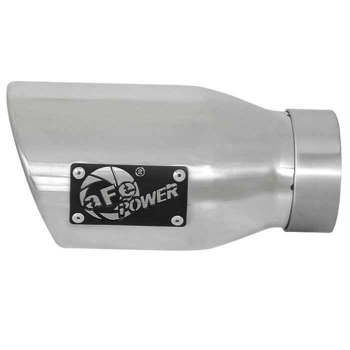 aFe Power Mach Force-Xp 409 Stainless Steel Clamp-on Exhaust Tip 3 IN Inlet x 4 IN Outlet x 9 IN L