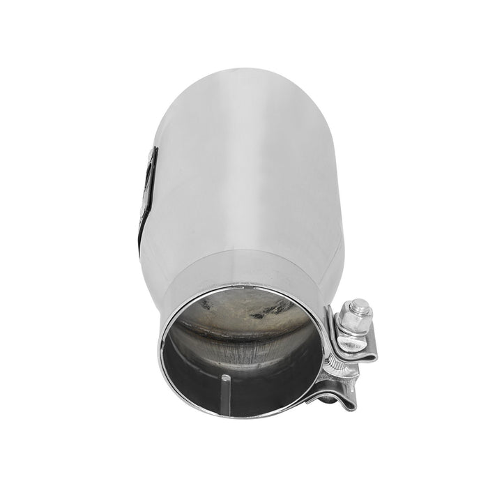 aFe Power Mach Force-Xp 409 Stainless Steel Clamp-on Exhaust Tip 3 IN Inlet x 4 IN Outlet x 9 IN L